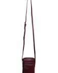 SADDLER "Margot" Real Leather Crossbody Zip Top RFID Phone Pouch - Gift Boxed