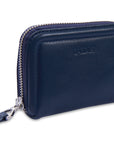 SADDLER "Annabelle" 2 Section RFID Real Leather Zip Top Coin Purse (Gift Boxed)
