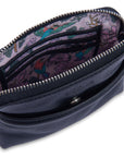 SADDLER "Louisa" RFID Real Leather Zipped Organiser and Cosmetic Pouch (Gift Boxed)
