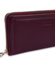 SADDLER "Beatrice" RFID Long Zipper Real Leather Purse (Gift Boxed)