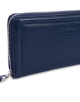 SADDLER "Beatrice" RFID Long Zipper Real Leather Purse (Gift Boxed)