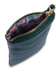 SADDLER "Mabel" Zip Top Real Leather Glasses Case with Card Holder (Gift Boxed)