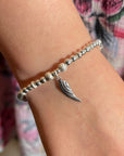 Sterling Silver Wings of an Angel Stacking Bracelet