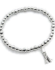 Sterling Silver Tassel Stacking Bracelet