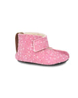 Children's Felt Slippers with Wool Lining & Velcro Strap