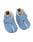 KAKU Children's Slippers - Blue with Dots