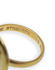 Sekhmet Fire Necklace Ring - Gold