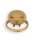Sekhmet Fire Necklace Ring - Gold