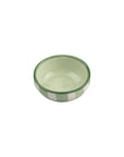 Green Stripe Ceramic Dip Bowl
