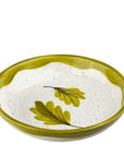 Oak Leaves Medium Ceramic Serving Bowl