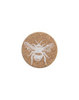Bee Single Cork Coaster