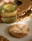 Hare Single Cork Coaster