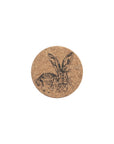 Hare Single Cork Coaster