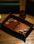 Golf Leather Trinket Tray