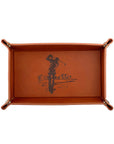 Golf Leather Trinket Tray