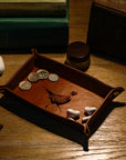 Pheasant Leather Trinket Tray