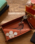 Pheasant Leather Trinket Tray