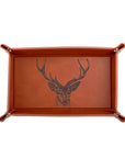 Stag Leather Trinket Tray