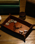 Stag Leather Trinket Tray