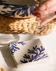Blue Coral Single Stone Coaster