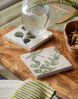 Dragonfly & Flora Single Stone Coaster