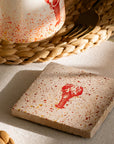 Red Lobster Single Stone Coaster