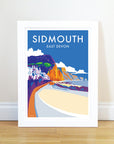 Sidmouth Vintage Seaside Print