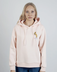 Sniff Flower Bouquet Hoodie Light Pink