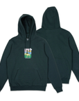 Snufkin Fishing Hoodie Unisex in Dark Green