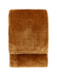 Luxury king size rust throw, super soft and cozy, perfect for beds and sofas, trending autumn colors by Ella James at brixbailey.com