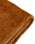 Premium rust king size throw, super soft and cozy, stylish autumn decor for bed or sofa by Ella James at brixbailey.com