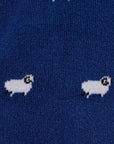 Navy Sheep Bamboo Socks