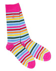 Pastel Striped Bamboo Socks