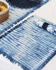 Tie Dye Cotton Placemat - Indigo Blue (Set of 4)-2