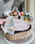 Bread Warmer & Basket - Flower