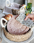 Bread Warmer & Basket - Vintage Flower
