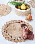 Jute Flower Placemat (Set of 2)