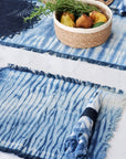 Tie Dye Cotton Placemat - Indigo Blue (Set of 4)-1