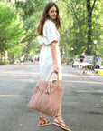 Nadi Jute Tote Bag - Red