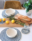 Kata Spiral Placemat - Blue (Set of 4)-1