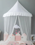 Premium Baby Nursery Mosquito Net Teepee Tent, 110x180 cm, Stylish and Protective Canopy for Cribs and Beds by Baby Lamby at brixbailey.com