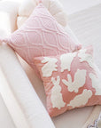 Eco-Friendly Jacquard Patchwork Pillowcase - 100% Polyester, Non-Toxic, Modern Home & Hotel Decor by Baby Lamby at brixbailey.com