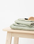 Honeycomb Fine Waffle Towel - Sage