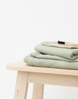 Honeycomb Fine Waffle Towel - Sage