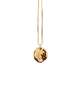 Salt Sterling Silver Pendant Necklace