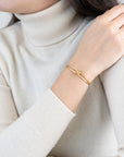 Mini Golden Soho Diamond Cord Bracelet