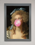 Luxury Sass Queen Framed Print, stylish bold empowering art for living room, bedroom, office decor by Zestio at brixbailey.com