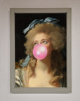 Sass Queen Framed Print, stylish luxury wall art, bold empowering statement piece for living room, bedroom, or office decor by Zestio at brixbailey.com