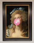 Sass Queen Framed Print, stylish bold empowering wall art, luxury premium framed decor for living room bedroom or office by Zestio at brixbailey.com