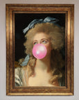 Luxury Sass Queen Framed Print, stylish bold empowering artwork for living room, bedroom, or office decor by Zestio at brixbailey.com